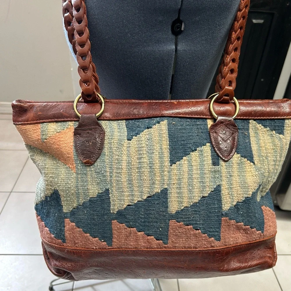 Rome Vintage Leather Large Bag / Sholder - Picture 5 of 9